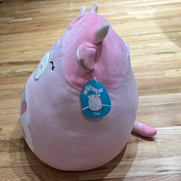 Squishmallow Clay the 16” cow NWT🐄💖 - Picture 3 of 9
